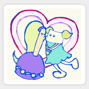 marzichamp kiss Sticker